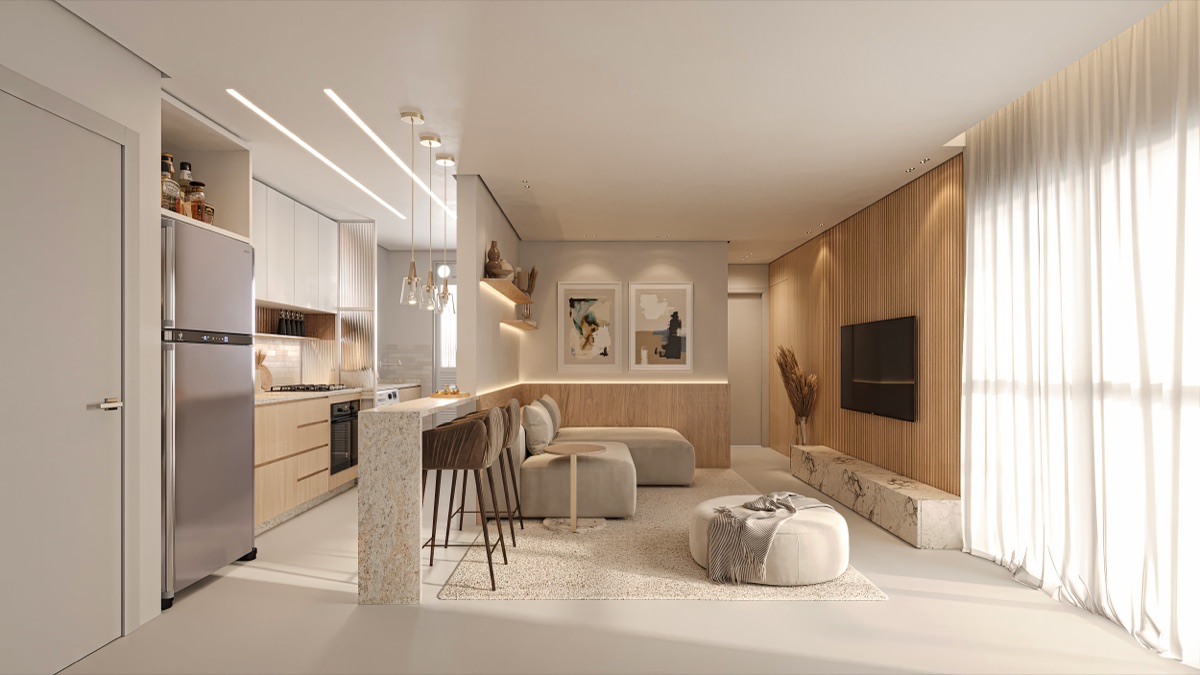 Living 63m²